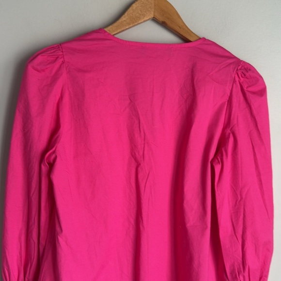 Tuckernuck Pomander Place Easton Blouse Pink Small - Picture 8 of 10